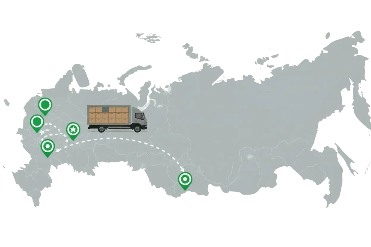 FTL (Full Truck Load) / Полная машина 1/2/5/10/20 тонн из Ростова на Дону